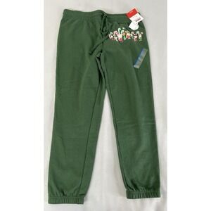 Snoopy  Juniors Youth holiday Sweatpants Size Large NWT‎